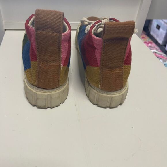 Farm Rio Platform Sneaker Rainbow Sun Unisex Men SIZE 7,5 Wmns 9.5 EU 40 shoes - Picture 12 of 16